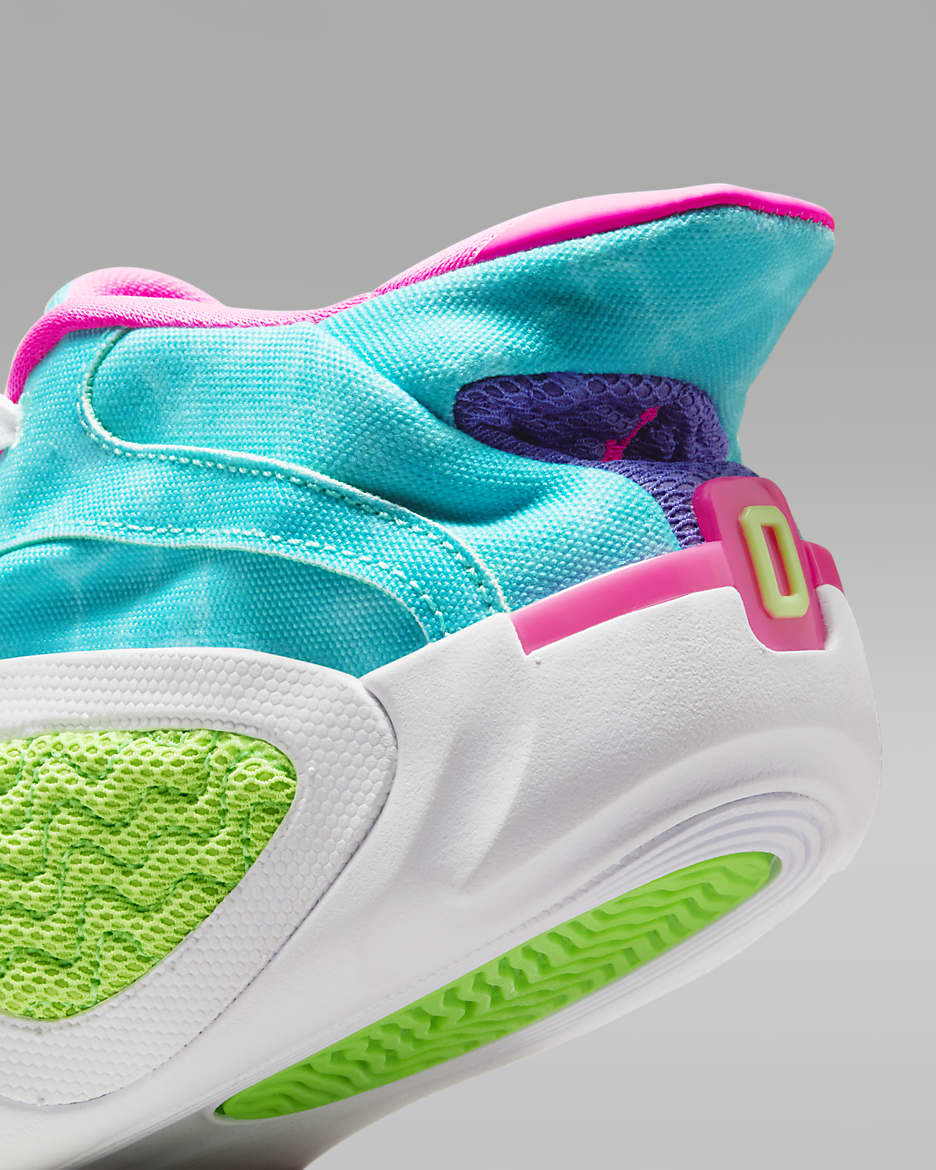 Pink youth basketball shoes top